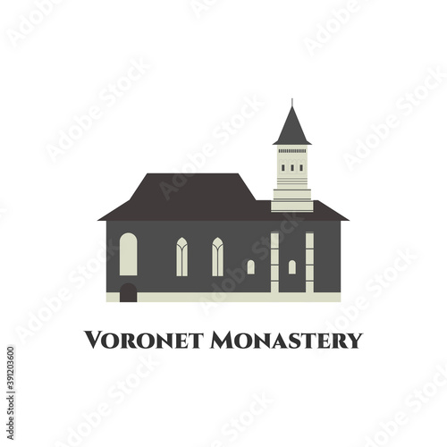 The Voroneț Monastery. A me...