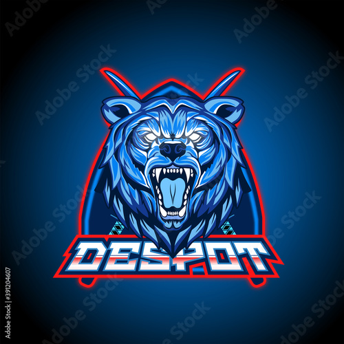 Esports Clan Gaming Logotype - Despot Full Logo Ver.1