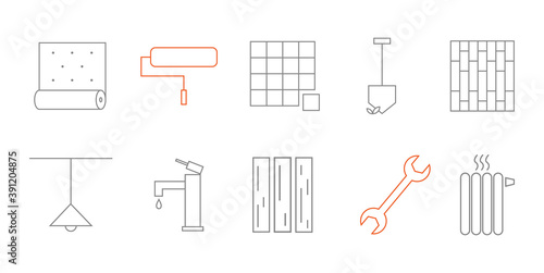 Tool/Icon Set - Handwerk, Baumarkt