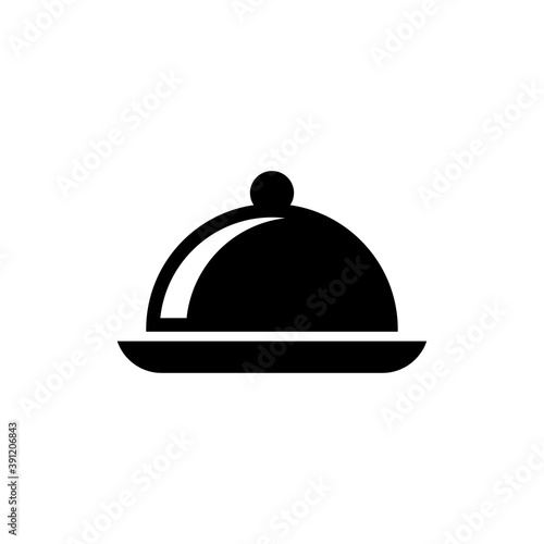 serving dish icon, vector design trendy