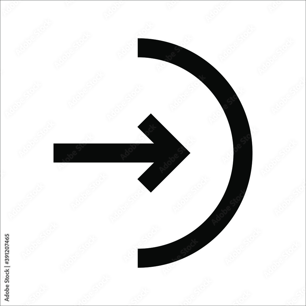 Login Icon in trendy flat style isolated on grey background Login Icon in trendy flat style isolated on grey background
