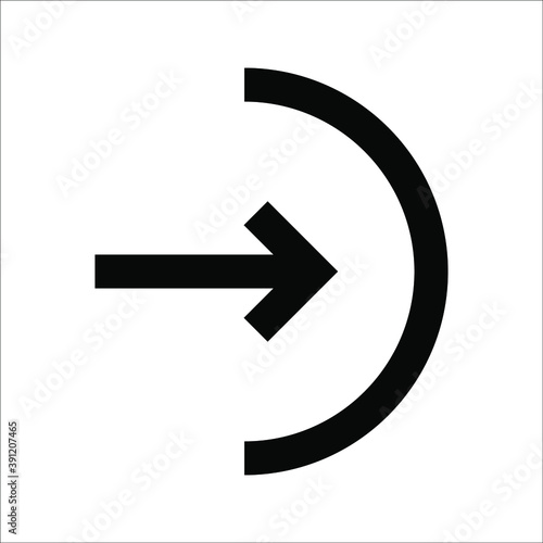 Free Download Login Icon in trendy flat style isolated on grey background - GFXLoad
