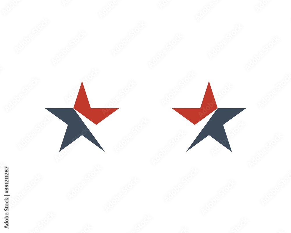 star logo icon vector star logo icon vector