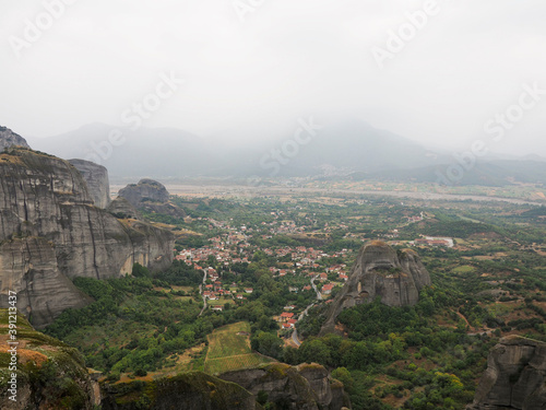 Greece great mountain view at Meteora