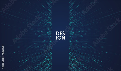 Glowing lines background