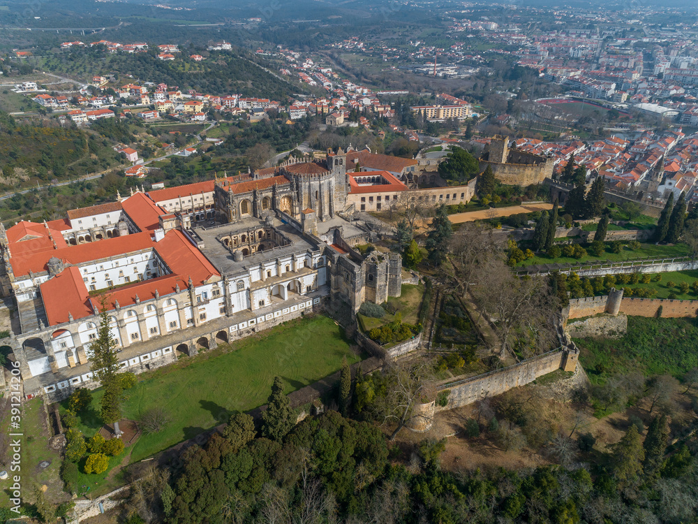 Monastery Convent of Christ in Portugal