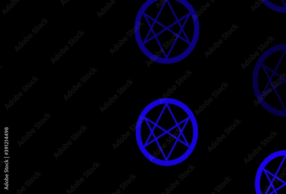 Dark Purple, Pink vector texture with religion symbols. Dark Purple, Pink vector texture with religion symbols.