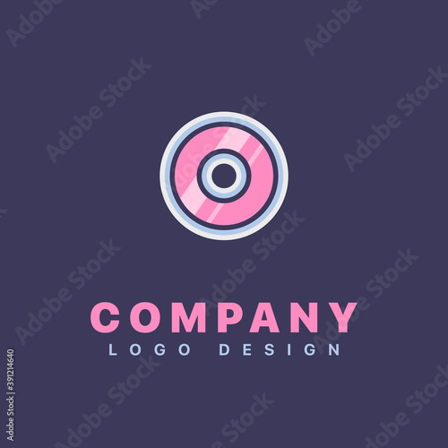 Letter O logo design template. Company logo icon