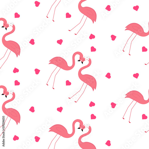 Flamingo pattern. Vector illustration