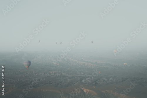 balloons in Cappadocia