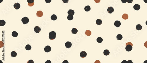 Minimalist abstract trendy dot pattern. Fashionable template for design.