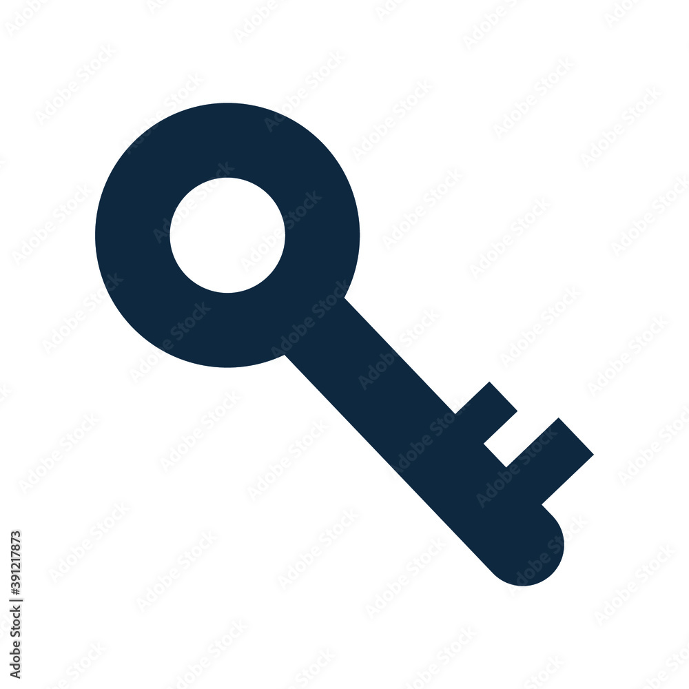 Key, keyword protection icon. Glyph vector isolated on a white background. Key, keyword protection icon. Glyph vector isolated on a white background.