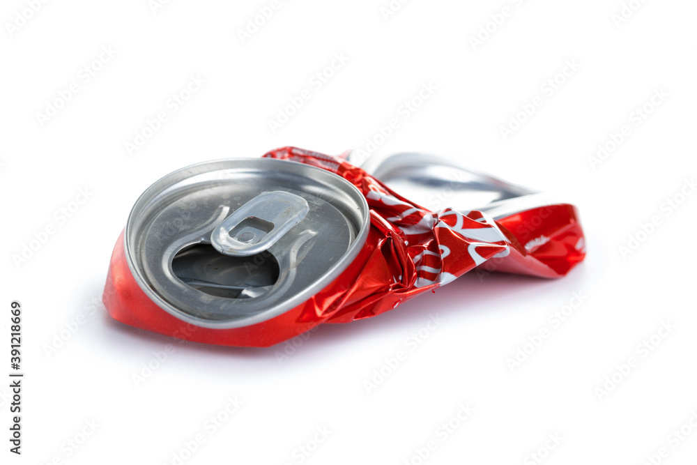 Compressed cans isolated on a white background Compressed cans isolated on a white background