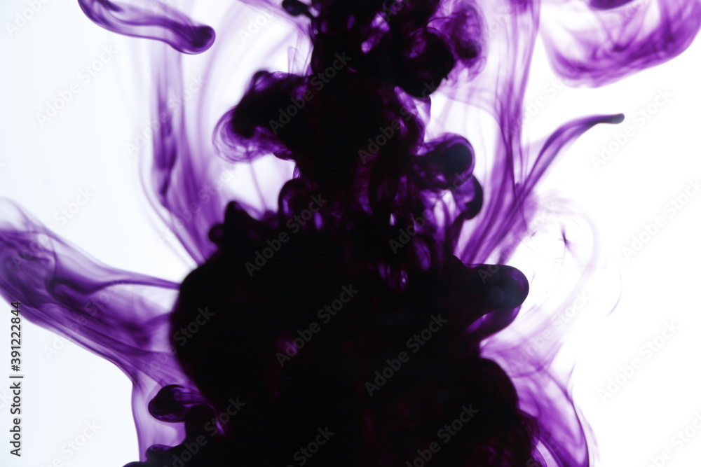 Water color image that disperses water movement Water color image that disperses water movement