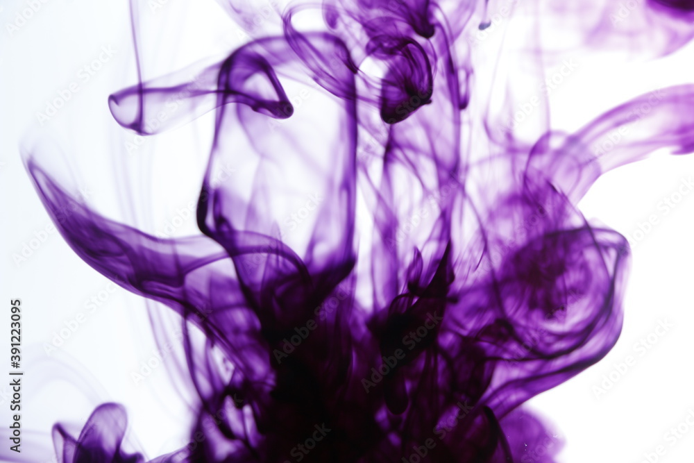 Water color image that disperses water movement Water color image that disperses water movement