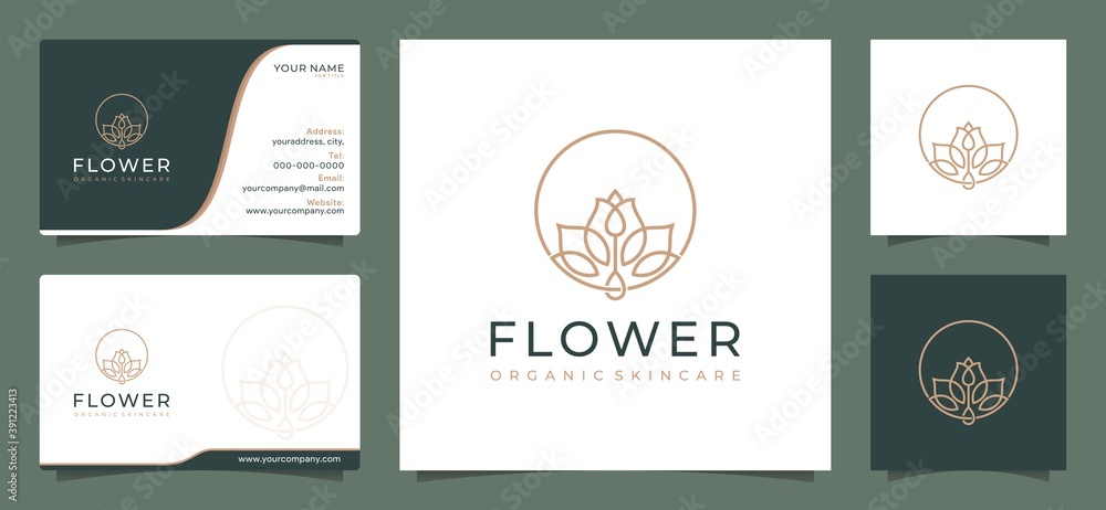  flower logo 