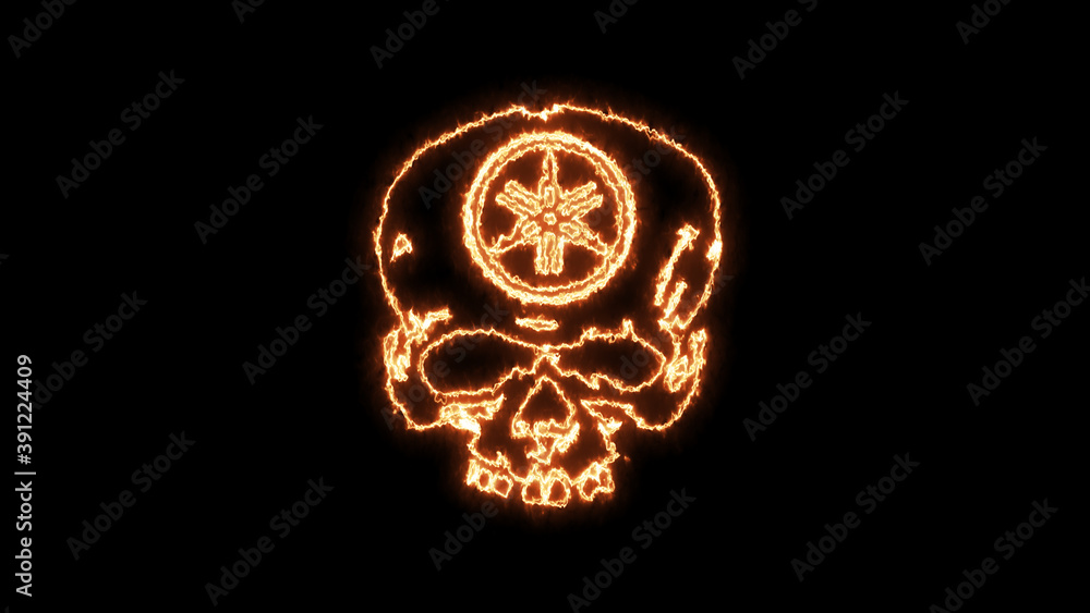 Fire burning skull. Devilish Skull burning Hell with scary, halloween, horror concept. Royalty high-quality free stock photo image fire flames burn over a devilish skull on a black background Fire burning skull. Devilish Skull burning Hell with scary, halloween, horror concept. Royalty high-quality free stock photo image fire flames burn over a devilish skull on a black background