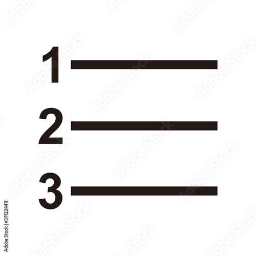 number list format in acending sequence order