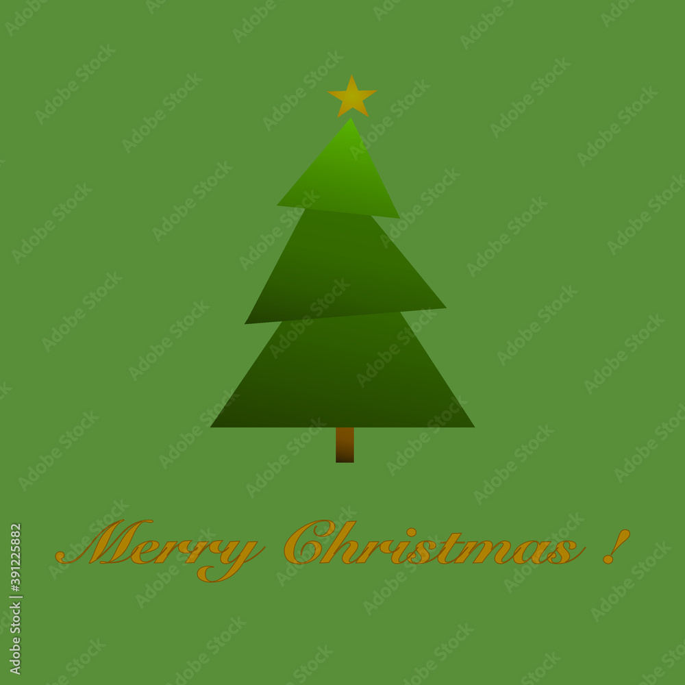 christmas card with christmas tree christmas card with christmas tree