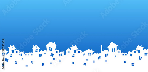case, abitazioni, immobiliare, skyline	

