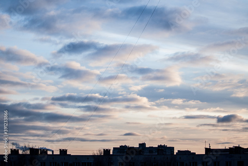 Wallpaper Mural Amazing sunrise over the city Torontodigital.ca