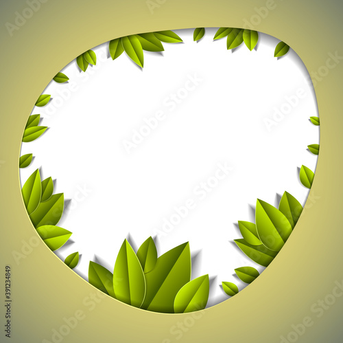 Background with green fresh...