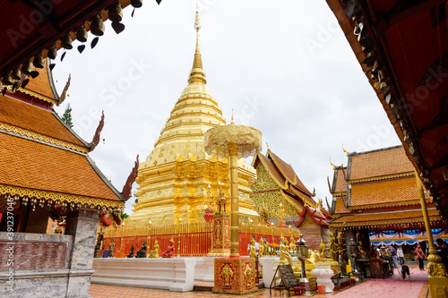 Wat Phra That Doi Suthep is a major tourist destination of Chiang Mai photo
