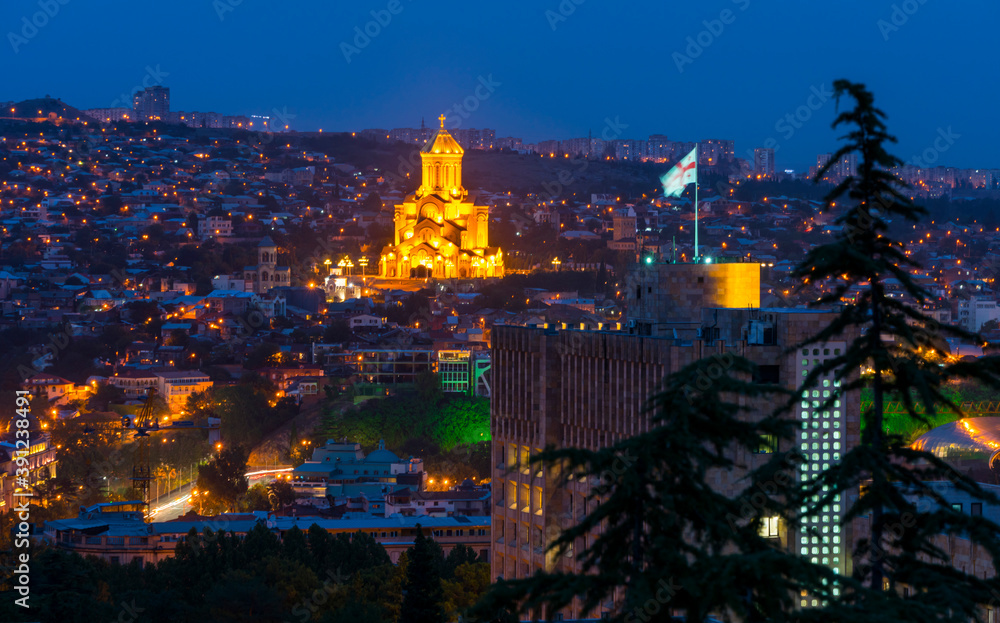 The Holy Trinity Cathedral, Sameba, Tbilisi City, Georgia, Middle East