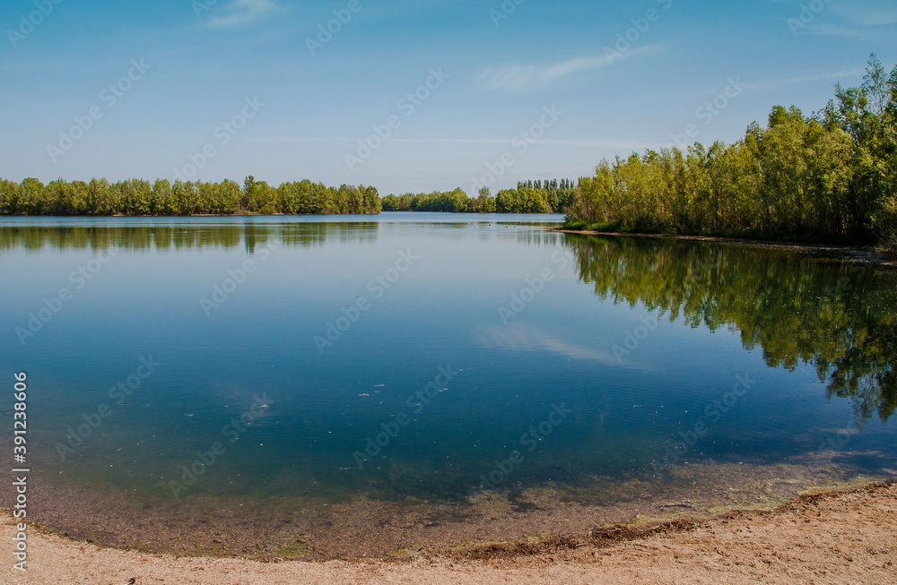 Fototapeta premium Die Koldinger Seen, die Südliche Leineaue