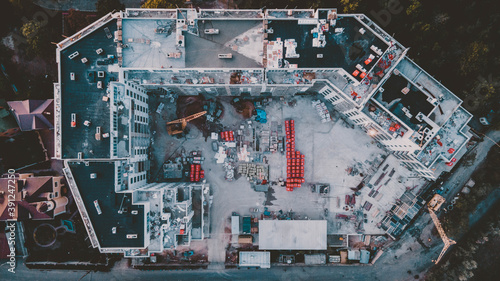 Wallpaper Mural building from a height Torontodigital.ca