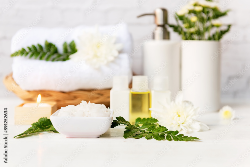 soft focus. Spa beauty massage health wellness. Spa Thai therapy treatment aromatherapy for body woman with white flower nature candle for relax and healthy care. soft focus. Spa beauty massage health wellness. Spa Thai therapy treatment aromatherapy for body woman with white flower nature candle for relax and healthy care.