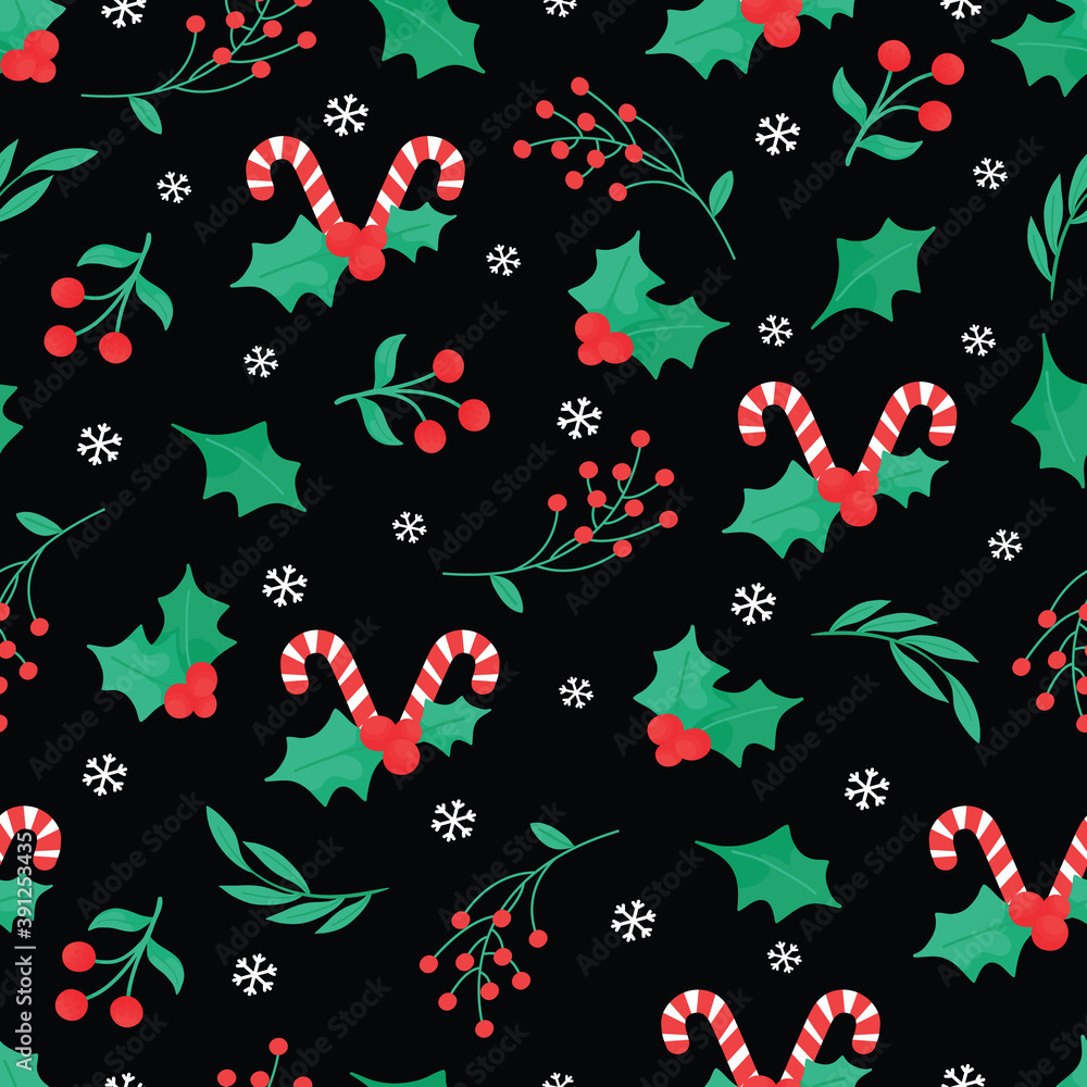 Christmas seamless pattern vector design Christmas seamless pattern vector design