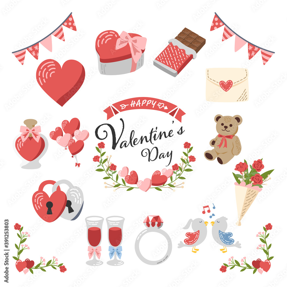 ハートやチョコレート等のバレンタインイラスト集 Stock Vektorgrafik Adobe Stock ハートやチョコレート等のバレンタインイラスト集 Stock Vektorgrafik Adobe Stock