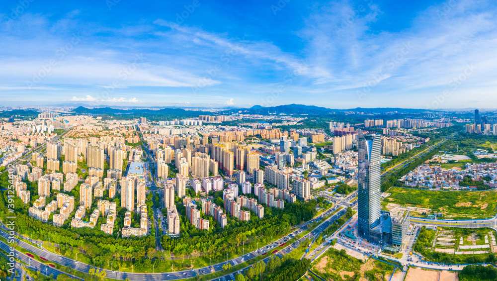 Fototapeta premium City Scenery of Dongguan City, Guangdong Province, China