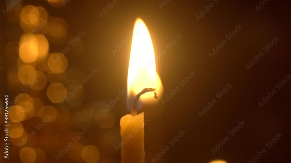 custom made wallpaper toronto digitalcandle burning on a candlestick in the church close up