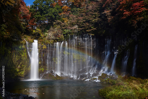 秋の白糸の滝