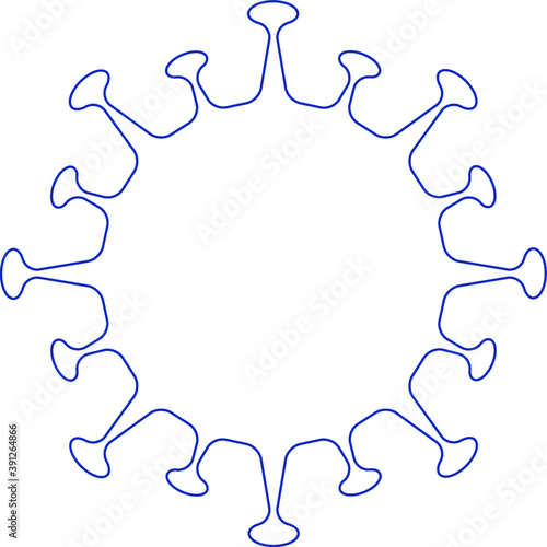 Coronavirus Umriss