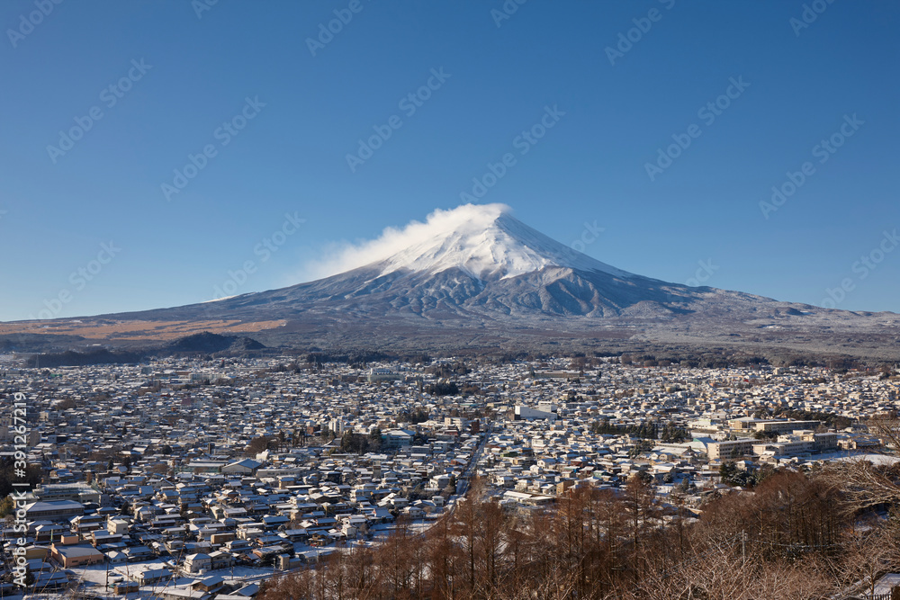 新倉山浅間公園から望む富士山 新倉山浅間公園から望む富士山
