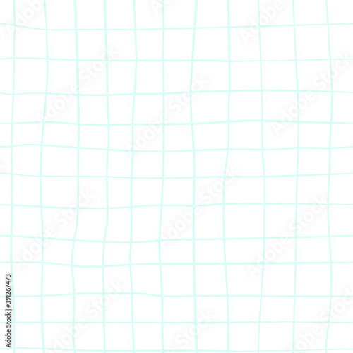 School quad ruled sheet with light blue lines, childish geometric background design, endless backdrop texture , wallpaper. Seamless pattern