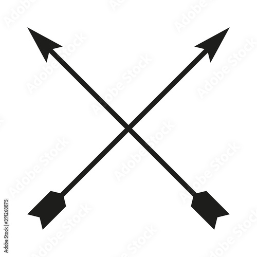 cross arrows icon vector design