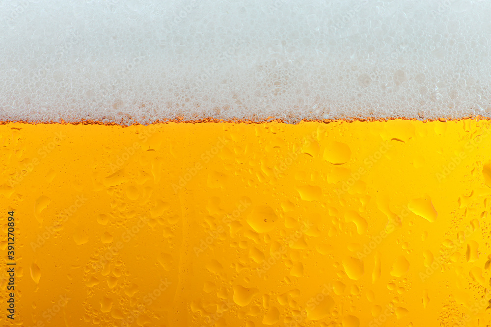 Glass of tasty beer with foam, closeup Glass of tasty beer with foam, closeup