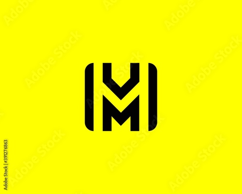 HM MH LETTER LOGO DESIGN VECTOR TEMPLATE. HM MH LOGO DESIGN.