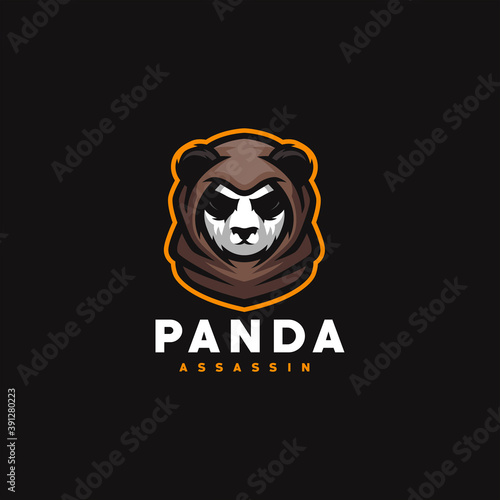 panda gaming sport logo design