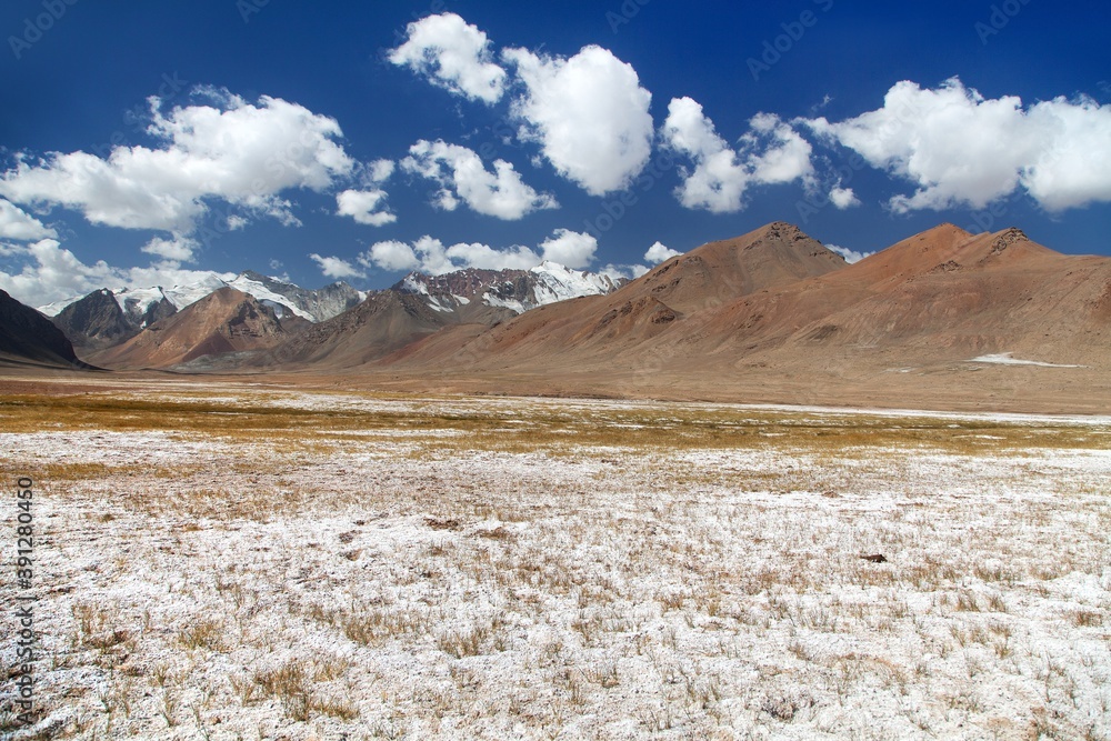 Pamir mountains Landscape in Tajikistan