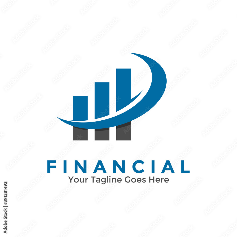 Finance logo. Vector illustration of arrow up sign for growth and success concept. Finance logo. Vector illustration of arrow up sign for growth and success concept.