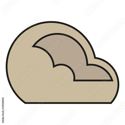 home puf icon vector design