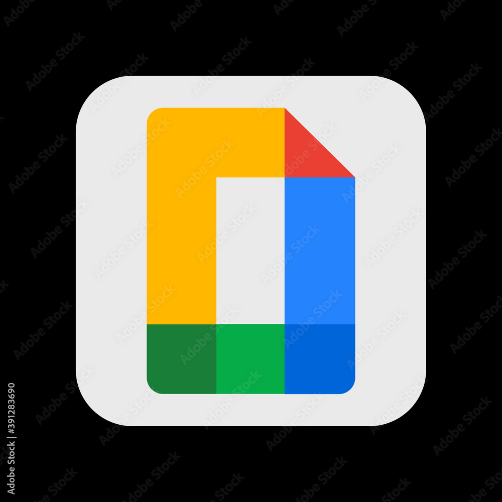 Google Docs. App Icon. Vector Illustration vector de Stock | Adobe Stock