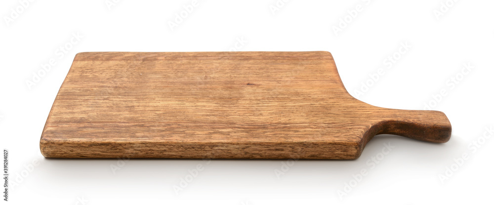Cutting board isolated on white. Cutting board isolated on white.