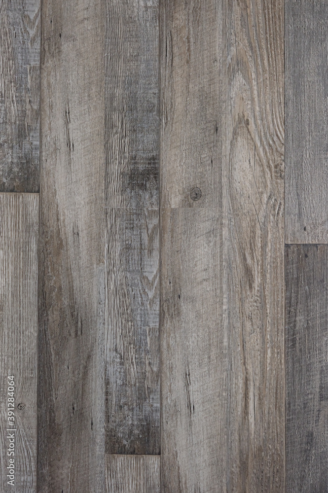 Naklejka premium Hardwood laminate floor viewed from above for natural texture and background.