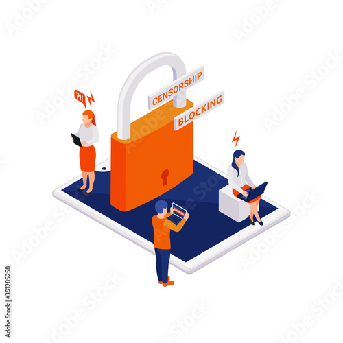 Locked Content Censorship Composition
